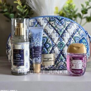 Vera Bradley x Bath & Body Works Blue Paisley Gift Set Limited Edition